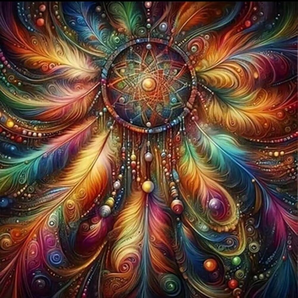 Colorful Dreamcatcher Diamond Painting Kit #615
